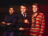 Jenny Jules, James Snyder and Matt Mueller play Hermione Granger, Harry Potter and Ron Weasley, respectively.